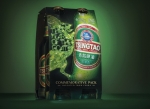 Пиво Tsingtao вышло в праздничной упаковке, посвящённой Году Козы.